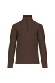 Fleece sweater kariban Enzo K912 CHOCOLATE
